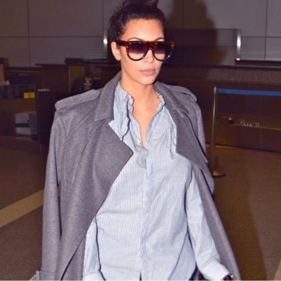 CELINE Shadow Sunglasses 41026/S Green Brown 58/16/150 - Picture 7 of 8